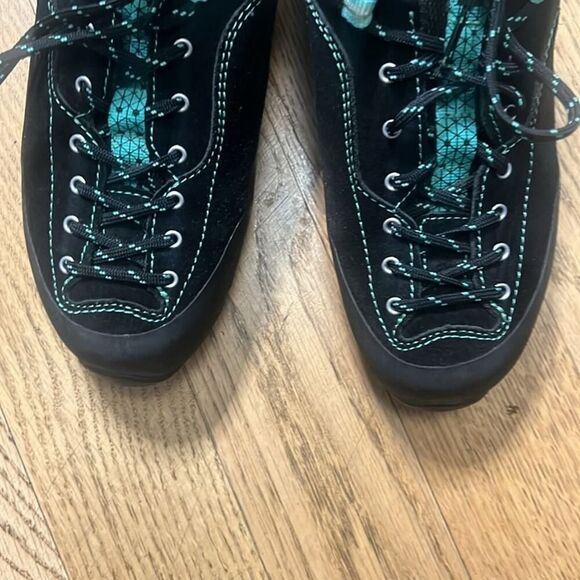 GARMONT DRAGONTAIL LT AQUA BLACK/LIGHT GREEN HIKING TRAIL SHOES SIZE 8 - Picture 5 of 8